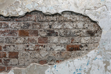 old red brick wall texture background