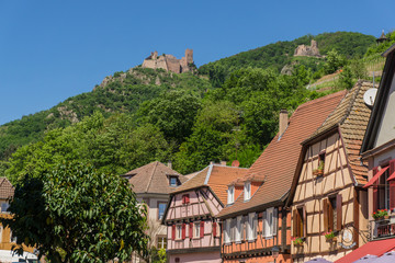 Beautiful Alsatian village of Beauville, France