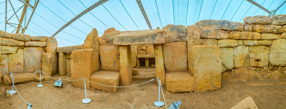 Mnajdra Neolithic Temple On Malta
