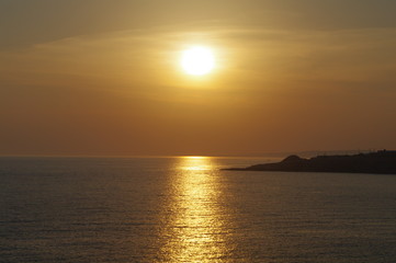 tramonto,mare,orizzonte,sole,costa,cielo,riflesso