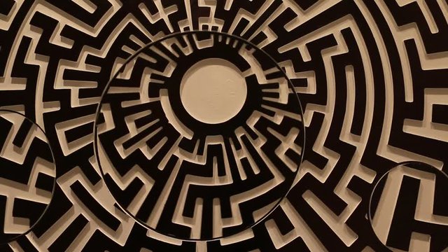 twisting installation of illusion