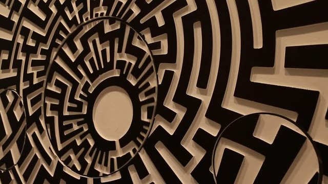 twisting installation of illusion
