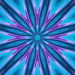 Fantasy sacred geometry modern art. Mystic Indian unique mandala. Oriental round pattern. Diamond and floral kaleidoscope artwork. Feng shui and yoga traditional design. Psychedelic creative print.