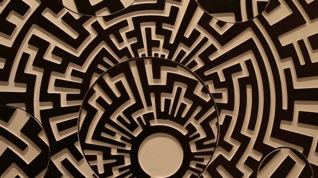 twisting installation of illusion