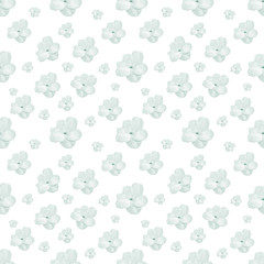 Pastel Floral Motif Pattern