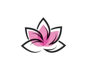  flowers design logo Template