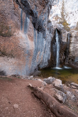 La Toba Waterfall in Soria Spain