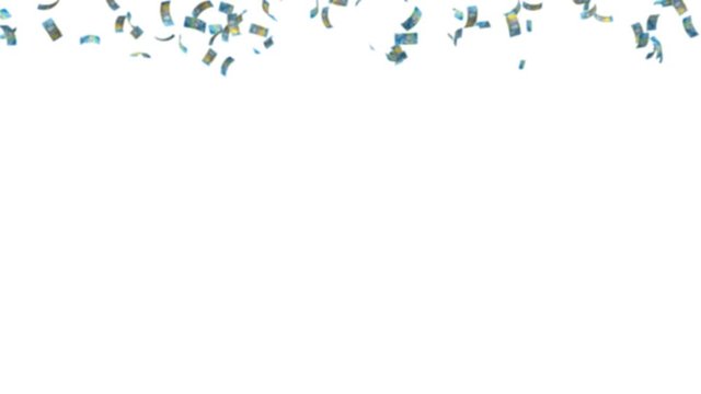 денежный листопад - 10 австралийских долларов  альфа канал