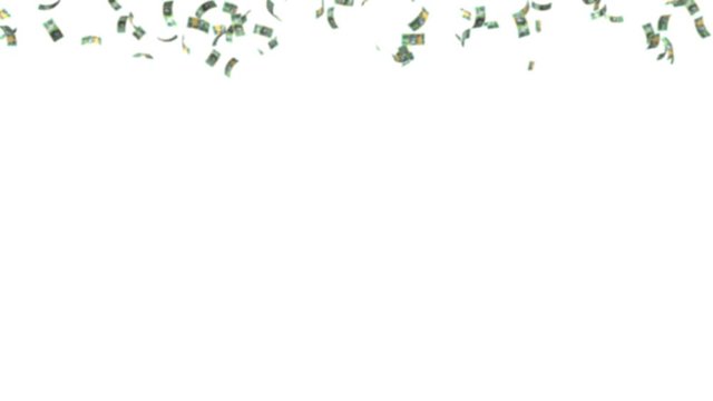 денежный листопад - 100 австралийских долларов альфа канал