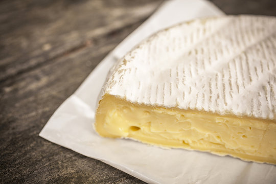 Cheese on Wooden Farm Table