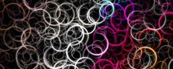 Fantastic elegant circle panorama background design illustration