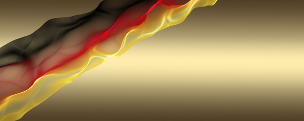 Abstract illustrated german color panorama design for sport events