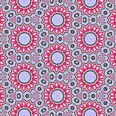 Abstract fractal geometric pattern computer-generated illustration