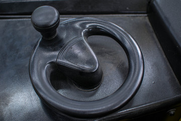 steering wheel control and Cabin forklift © dekliyngkaea