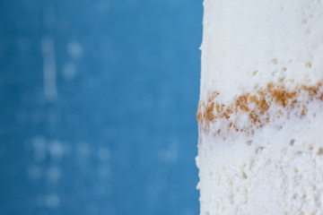 Crumb Coated Cake and Copy Space