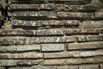 Stone wall close-up