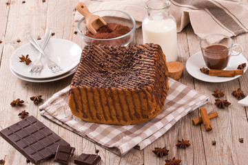 Chocolate cake.