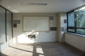 Interior of business center under construction