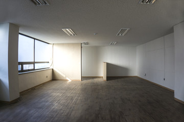 Interior of business center under construction