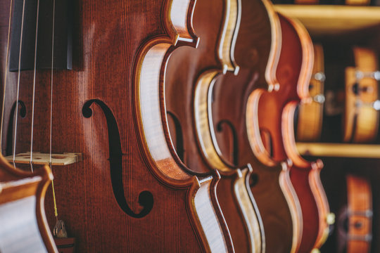 複数のバイオリン