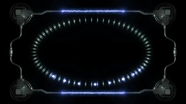 3d hi-tech background