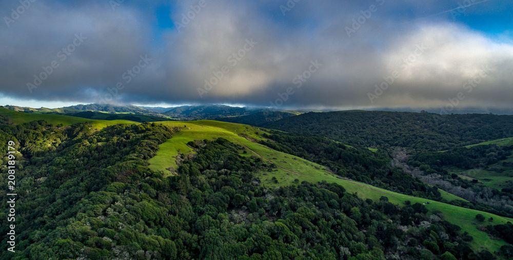 Wall mural Hills