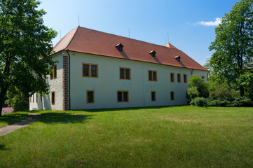 Fototapeta na wymiar Renaissance castle Blansko. South Moravia, Czech Republic.