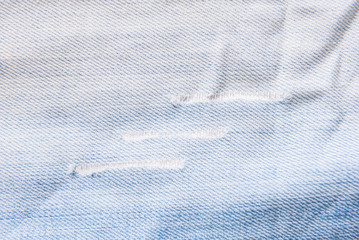 Close up blue jeans background and texture