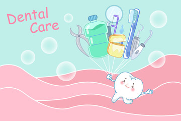 tooth with dental care