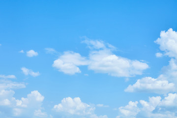 Blue sky with clouds