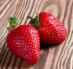 Ripe fresh strawberry