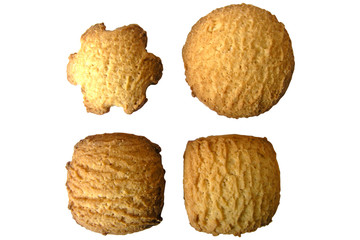 confectionery on a white background