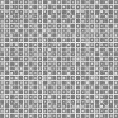 Fototapeta premium Grey pixel poster. Banner gray squares mosaic. Abstract background pattern for design. Monochrome halftone effect. Abstract grunge textures. Vector illustration of eps10.