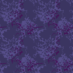 Abstract dark background as UFO camouflage in different shades of blue and violet