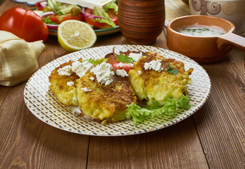 Greek Kolokythokeftees