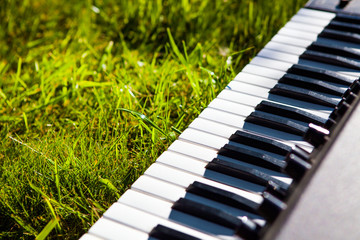 Piano Keyboard outdoor