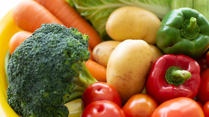 healthy food vegetables and fruits