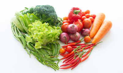 healthy food vegetables and fruits