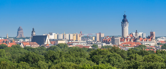 Skyline von Leipzig