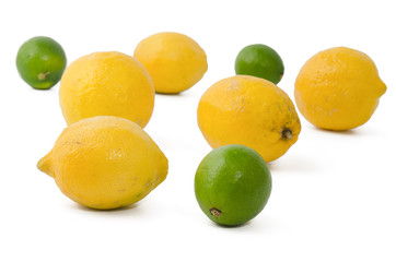 Zitronen und Limetten