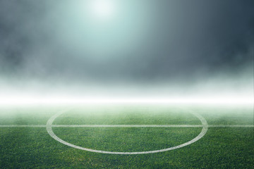 Obraz premium soccer field stadium background