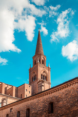 Fototapeta na wymiar Saint Andrea basilica - italian renaissance architecture - travel destinations - Mantua italy 