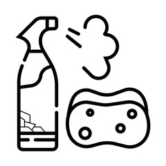 Spray bottle icon