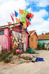 cabane de pécheur au chateau d'oléron en charente maritime
