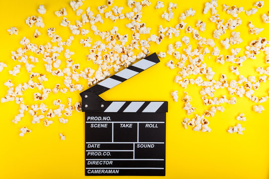 Cinema background. Film watching.