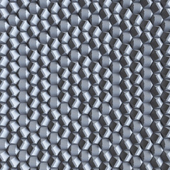 Gray abstract hexagons backdrop