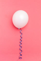 Party theme with balloon on a vibrant colored background