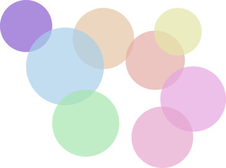 Fondos de burbujas de colores.