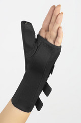 Hand with wrist support
