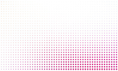 Digital gradient with points. Abstract futuristic panel. Dotted Backgound. Monochrome halftone pattern Vector illustration